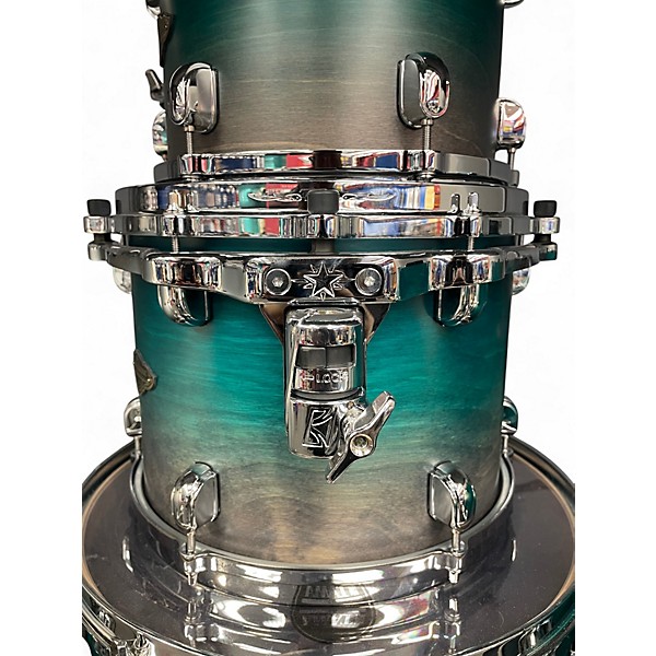 Used TAMA Starclassic Walnut/Birch 4pc Blue Sapphire Drum Kit