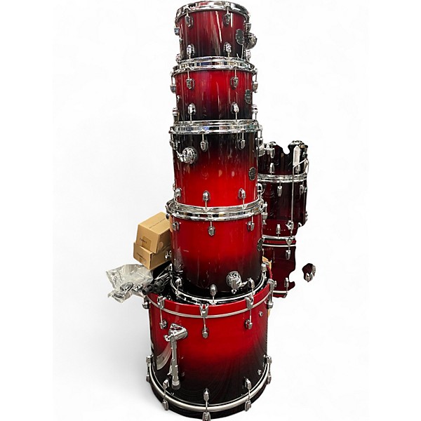 Used Mapex Saturn Studioease 5pc Red Drum Kit