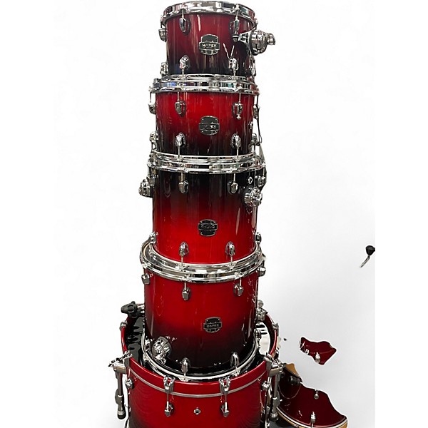 Used Mapex Saturn Studioease 5pc Red Drum Kit