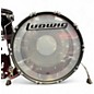 Used Ludwig Vistalite 50th Anniversary Fab 3pc Trans Red Drum Kit