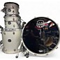 Used Mapex Saturn Evolution Rock Birch 4pc Metallic Gray Drum Kit thumbnail