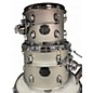 Used Mapex Saturn Evolution Rock Birch 4pc Metallic Gray Drum Kit