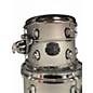 Used Mapex Saturn Evolution Rock Birch 4pc Metallic Gray Drum Kit
