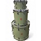 Used SJC Drums Tour series 3pc Green Drum Kit thumbnail