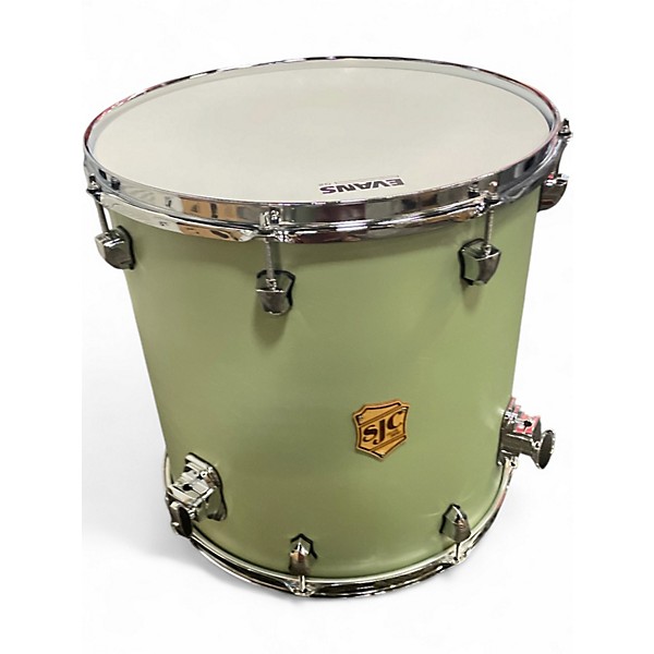 Used SJC Drums Tour series 3pc Green Drum Kit