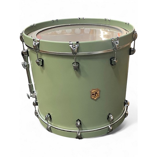 Used SJC Drums Tour series 3pc Green Drum Kit