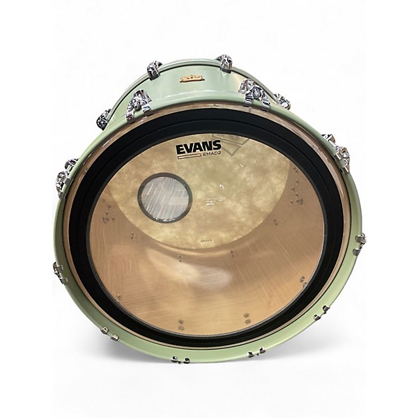 Used SJC Drums Tour series 3pc Green Drum Kit