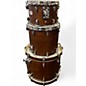 Used Yamaha Tour Custom Maple 3pc Brown Drum Kit thumbnail