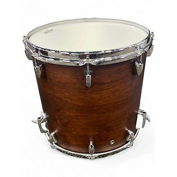 Used Yamaha Tour Custom Maple 3pc Brown Drum Kit