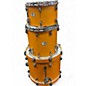 Used Yamaha Tour Custom Maple 3pc Caramel Burst Drum Kit thumbnail
