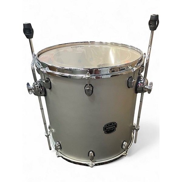 Used Mapex Saturn Evolution Rock Birch 4pc Gray Drum Kit