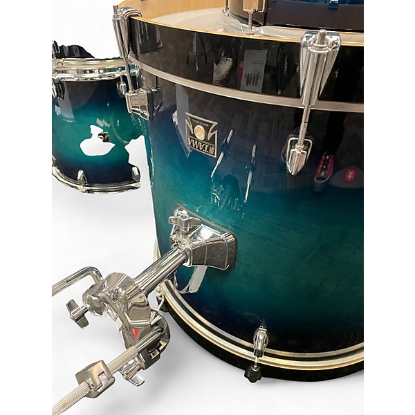 Used TAMA Starclassic Walnut/Birch 5pc Blue Sapphire Drum Kit