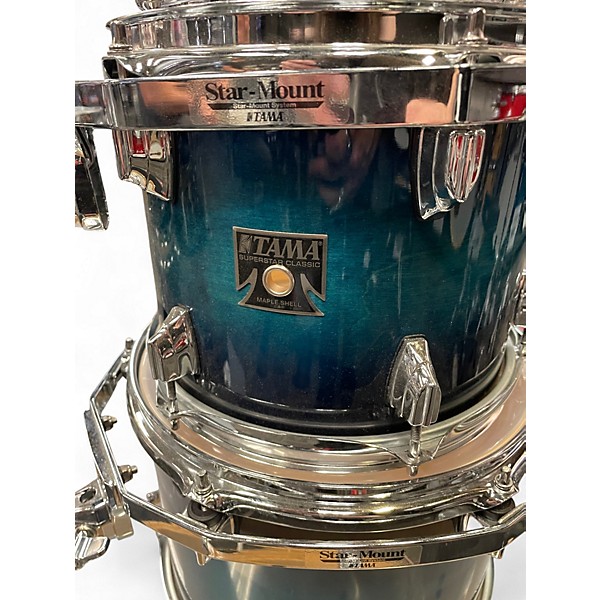 Used TAMA Starclassic Walnut/Birch 5pc Blue Sapphire Drum Kit