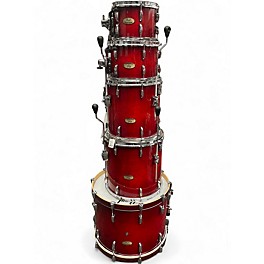 Used Pearl Session Studio Select Series 5pc Crimson Burst Drum Kit