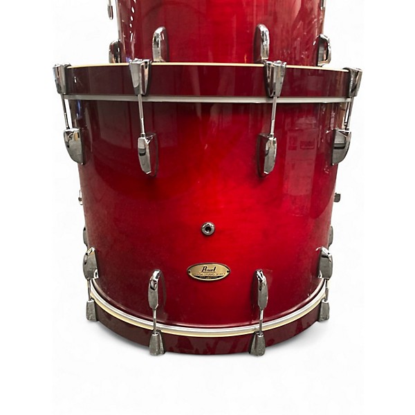 Used Pearl Session Studio Select Series 5pc Crimson Burst Drum Kit