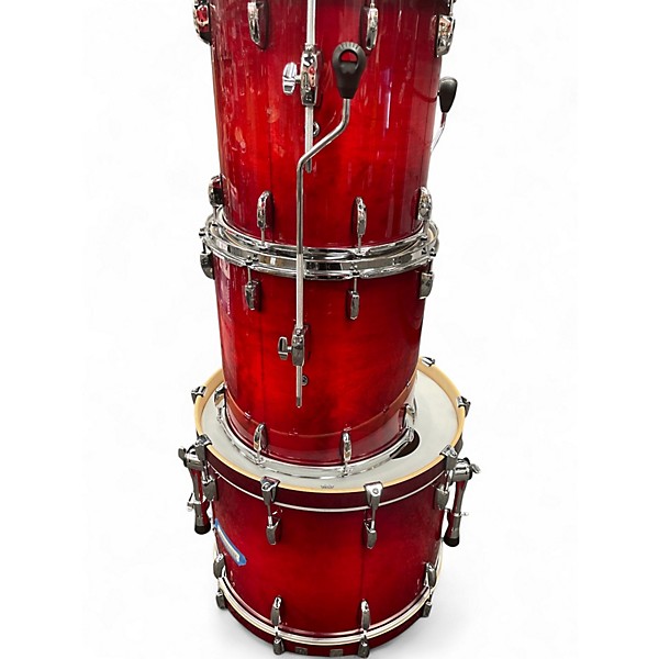 Used Pearl Session Studio Select Series 5pc Crimson Burst Drum Kit