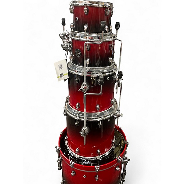 Used Mapex Saturn Studioease 5pc Red Drum Kit