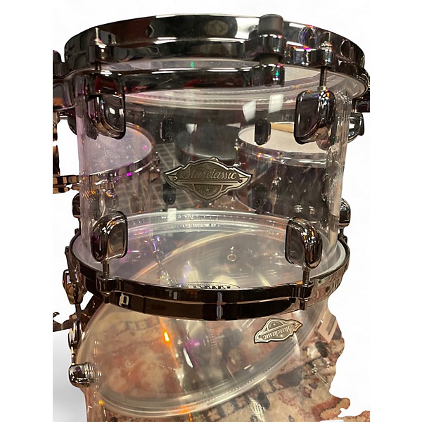 Used TAMA 50th Limited Starclassic Mirage 5pc Ice Blue Metallic Drum Kit