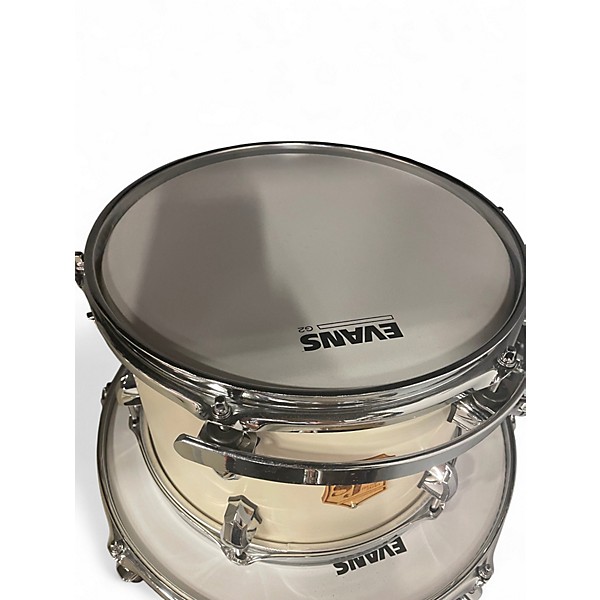 Used SJC Drums Tour Series 3pc Antique White Drum Kit