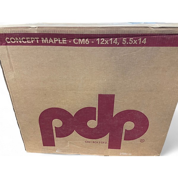 Used PDP by DW Concept Maple 6pc Gray Drum Kit