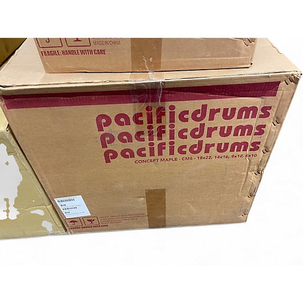Used PDP by DW Concept Maple 6pc Gray Drum Kit
