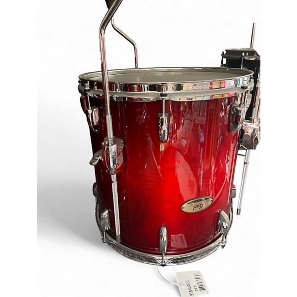 Used Pearl Session Studio Select Series 5pc Crimson Burst Drum Kit