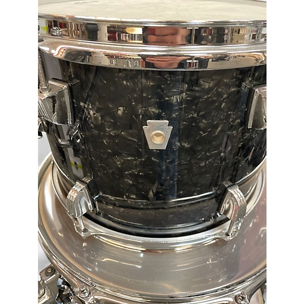 Used Ludwig Neusonic 3pc Fab Black Drum Kit