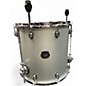 Used Mapex Saturn Evolution Rock Birch 4pc Metallic Gray Drum Kit