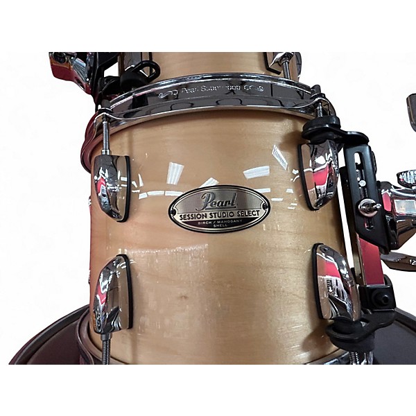 Used Pearl Session Studio Select Series 4pc Natural Drum Kit