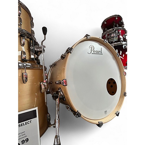 Used Pearl Session Studio Select Series 4pc Natural Drum Kit