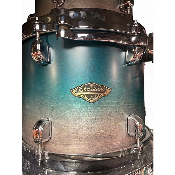 Used TAMA Starclassic Walnut/Birch 4pc Blue Sapphire Drum Kit