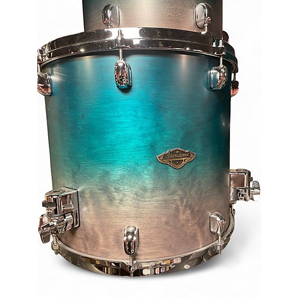 Used TAMA Starclassic Walnut/Birch 4pc Blue Sapphire Drum Kit