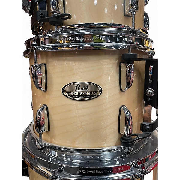 Used Pearl Session Studio Select Series 5pc Natural Drum Kit