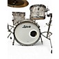 Used Ludwig Classic Maple 3pc Downbeat White Drum Kit thumbnail
