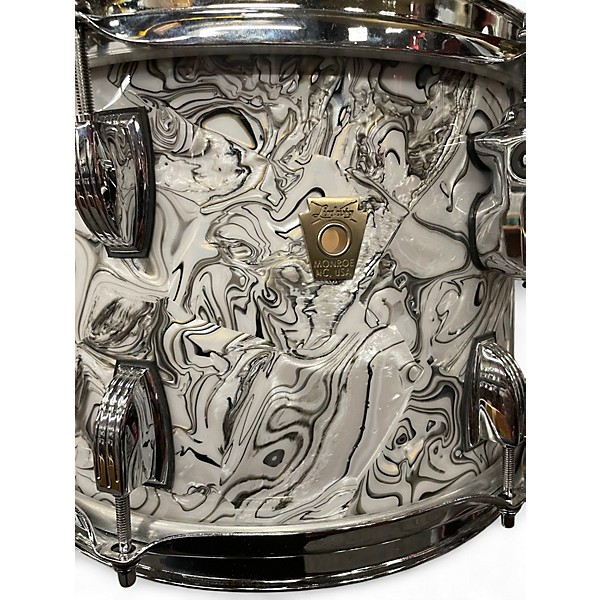 Used Ludwig Classic Maple 3pc Downbeat White Drum Kit