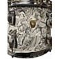 Used Ludwig Classic Maple 3pc Downbeat White Drum Kit