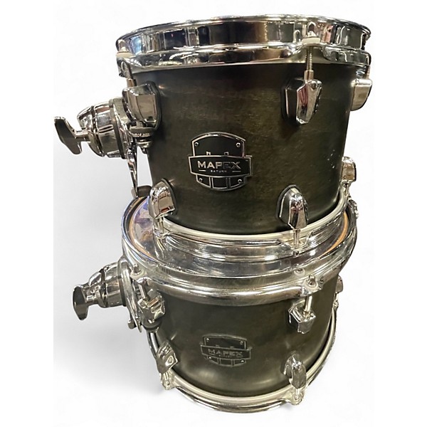 Used Mapex Saturn Studioease 5pc Satin Black Drum Kit
