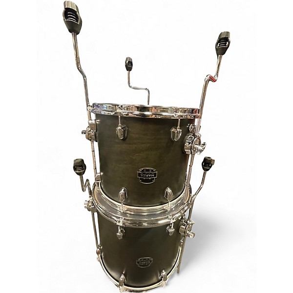 Used Mapex Saturn Studioease 5pc Satin Black Drum Kit