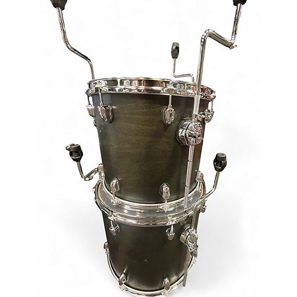 Used Mapex Saturn Studioease 5pc Satin Black Drum Kit