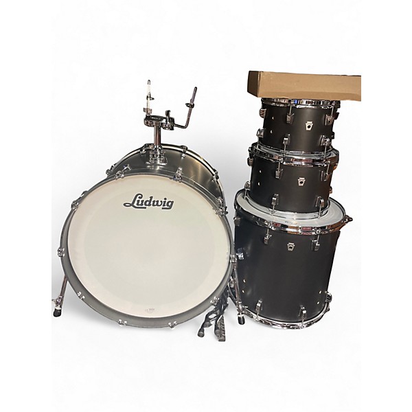 Used Ludwig Neusonic 4pc Gray Drum Kit