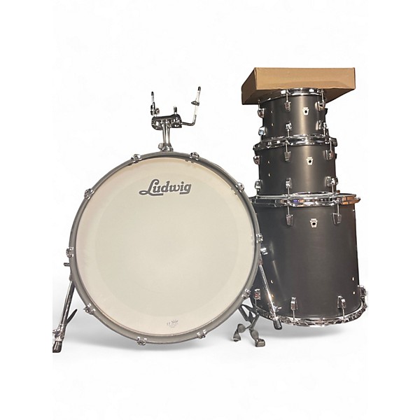 Used Ludwig Neusonic 4pc Gray Drum Kit