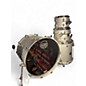 Used Mapex Saturn Evolution Rock Birch 4pc Metallic Gray Drum Kit