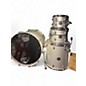 Used Mapex Saturn Evolution Rock Birch 4pc Metallic Gray Drum Kit