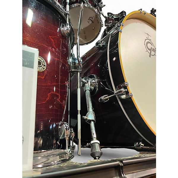 Used Gretsch Drums Catalina Maple 6pc Dark Cherry Burst Drum Kit