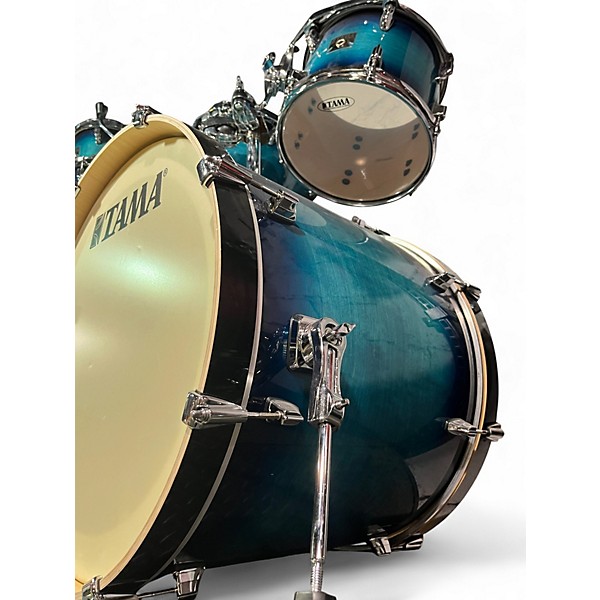 Used TAMA Superstar Classic 7pc Blue Burst Drum Kit