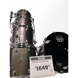 Used Mapex Saturn Studioease 5pc Satin Black Drum Kit