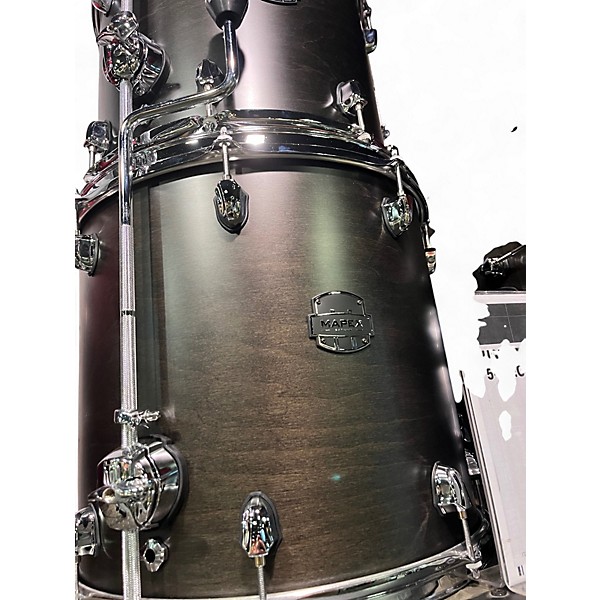 Used Mapex Saturn Studioease 5pc Satin Black Drum Kit