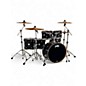 Used PDP by DW Concept Maple 6pc Metallic Gray Drum Kit