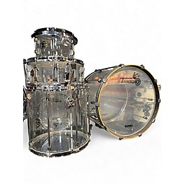 Used TAMBURO Volume Series 5pc Acrylic Seamless Clear Drum Kit
