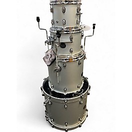 Used Mapex Saturn Evolution Rock Birch 4pc Gray Drum Kit
